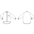 Cardigan with zip closure, ¾ sleeve, Move