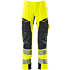 Trousers with kneepad pockets