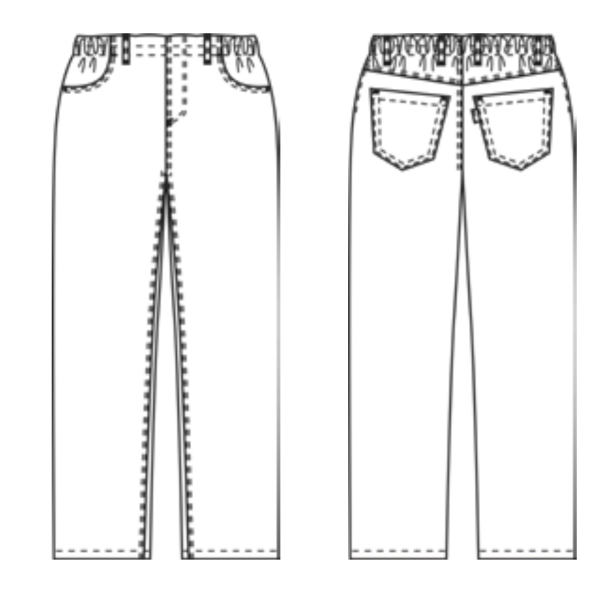 Unisex Pull On pants, Club-Classic