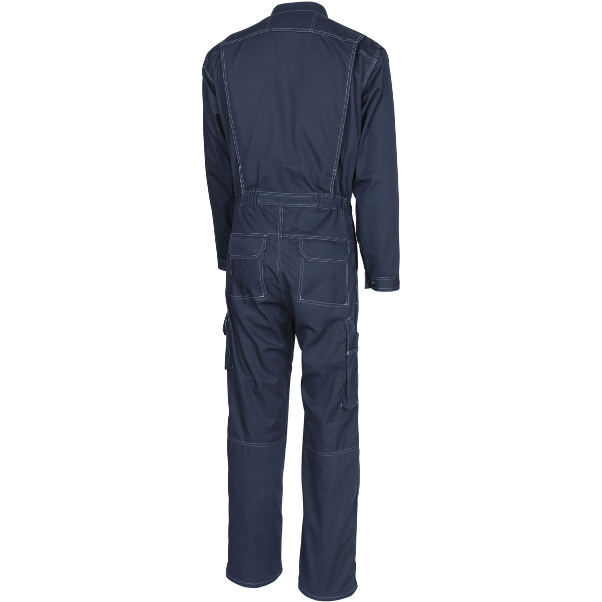Boilersuit with kneepad pockets