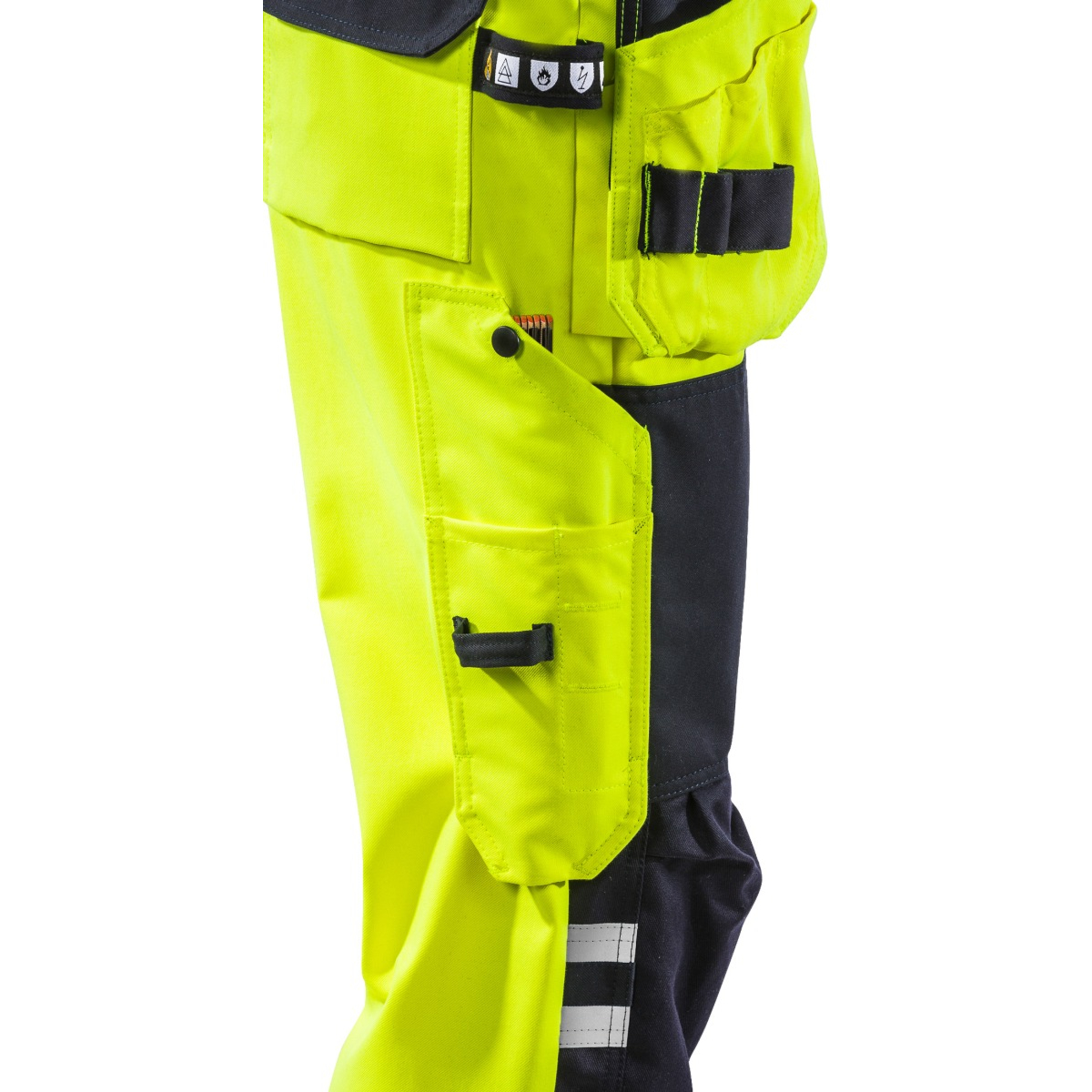 Flamestat high vis bib'n'brace class 2 1075 ATHS