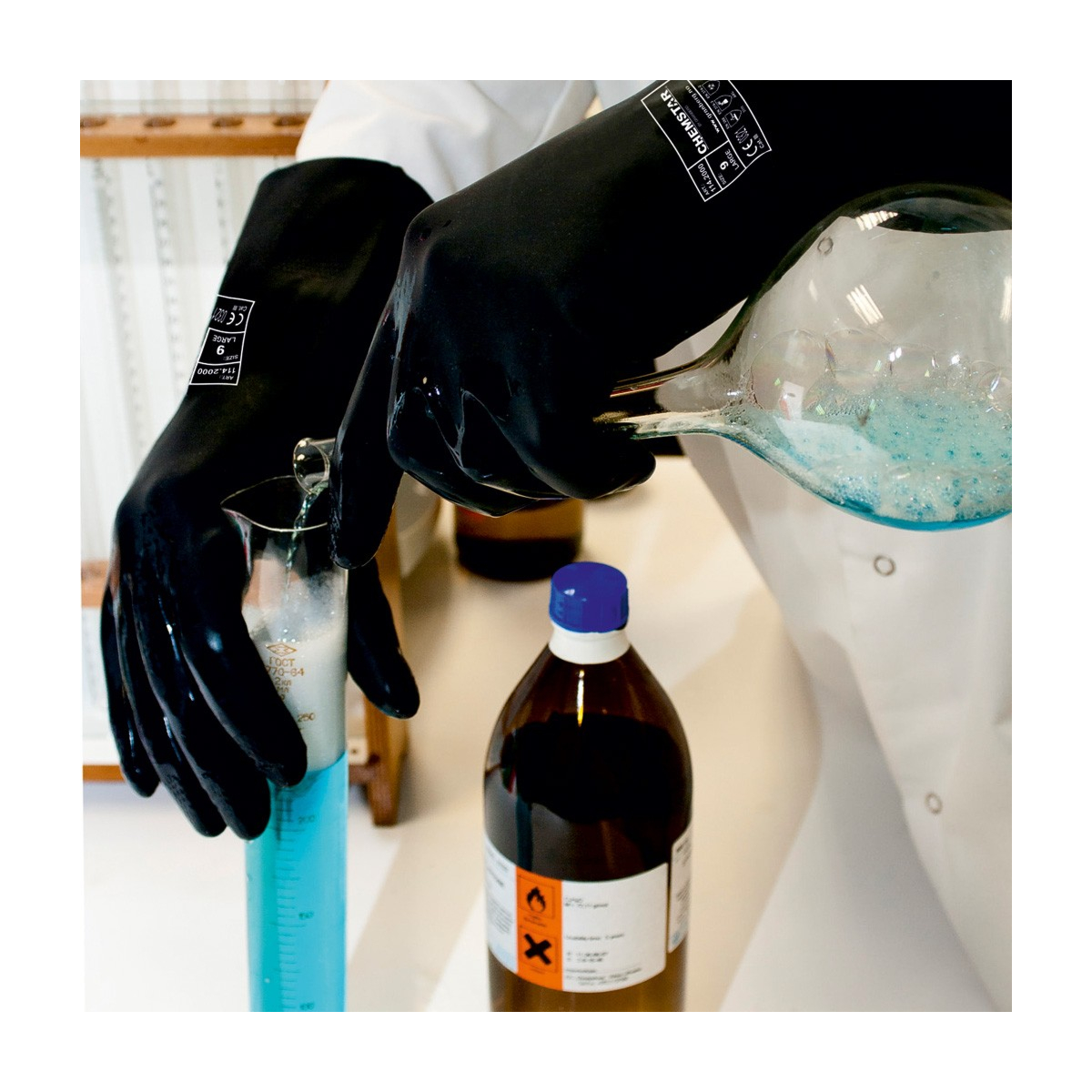 Neoprene Chemical Resistant Gloves Chemstar®, 6 Pair