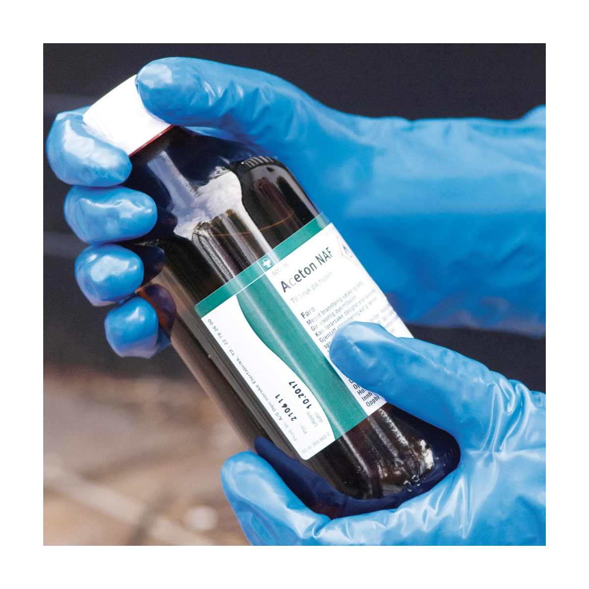 Nitrile Chemical Resistant Gloves Chemstar Ketones®
