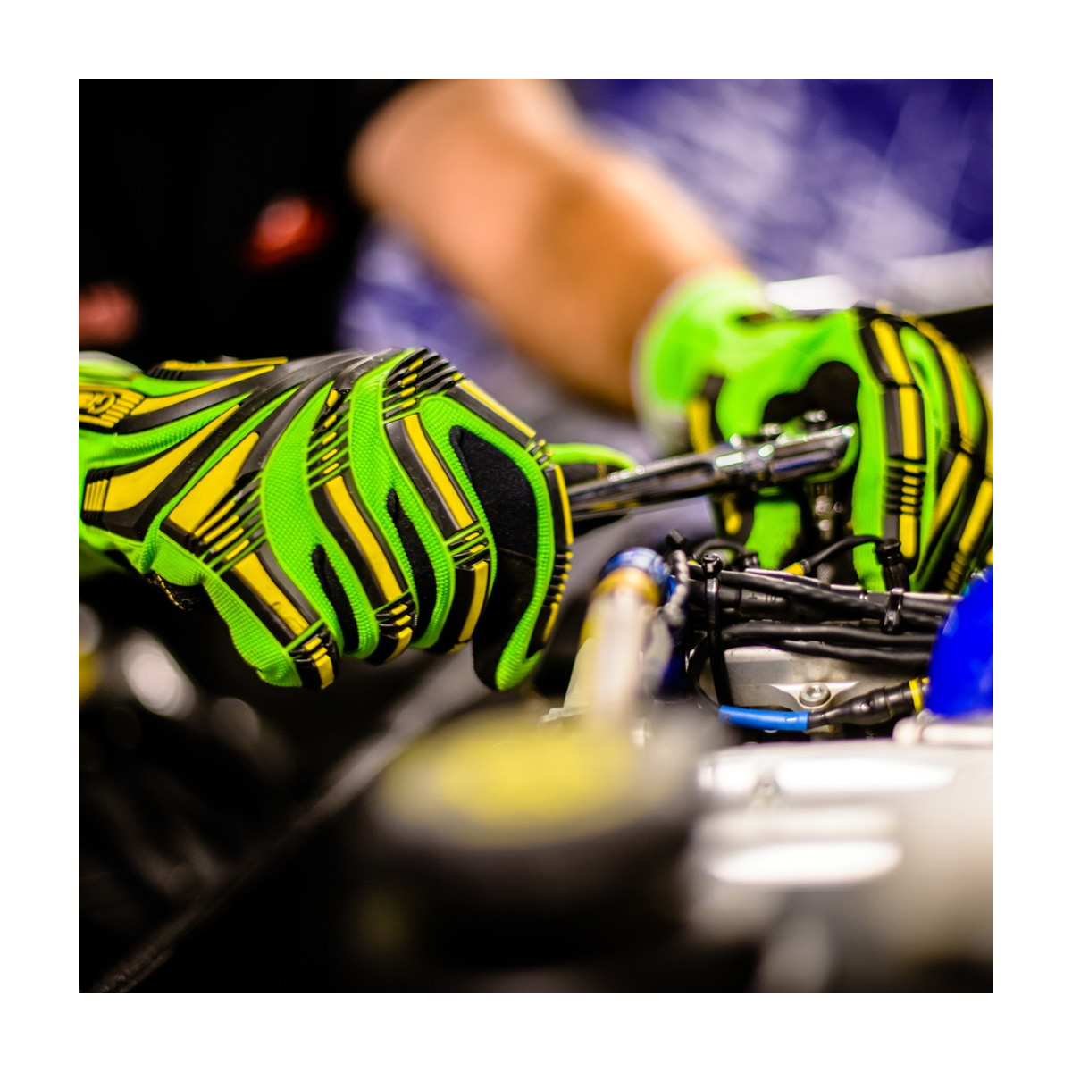Cut Resistant Gloves with Impact Protection, 6 Pair