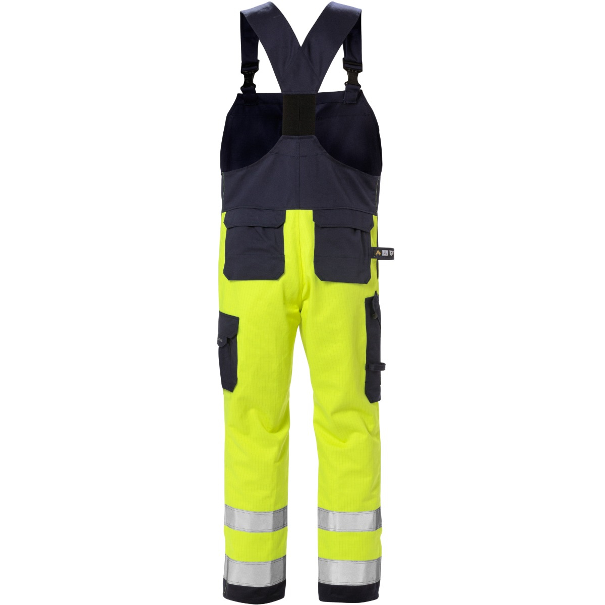 Flame high vis bib'n'brace class 2 1584 FLAM