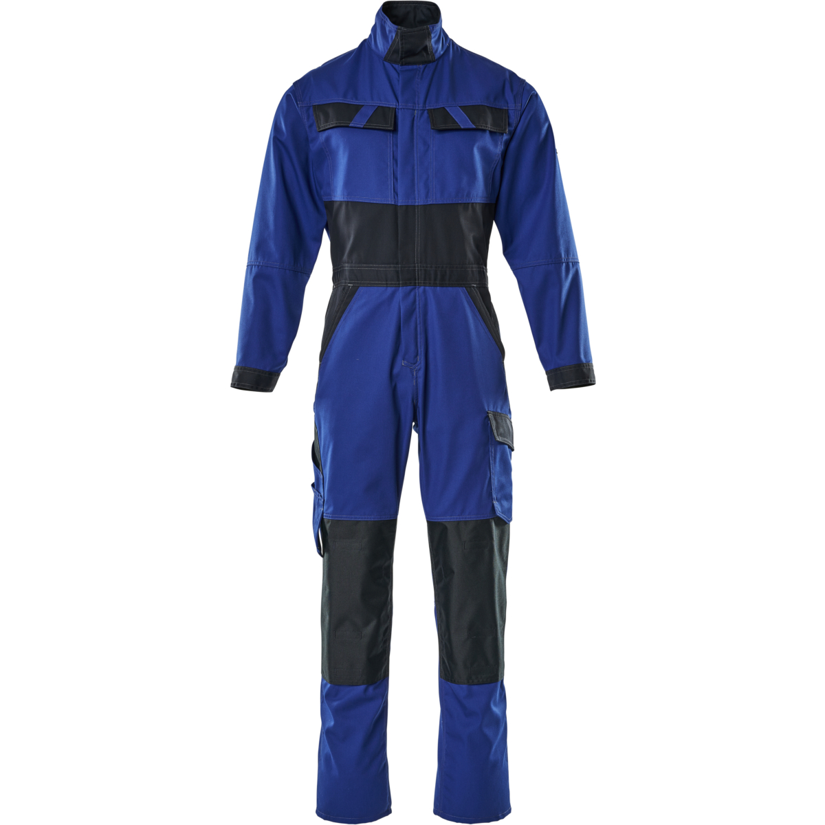 Boilersuit with kneepad pockets