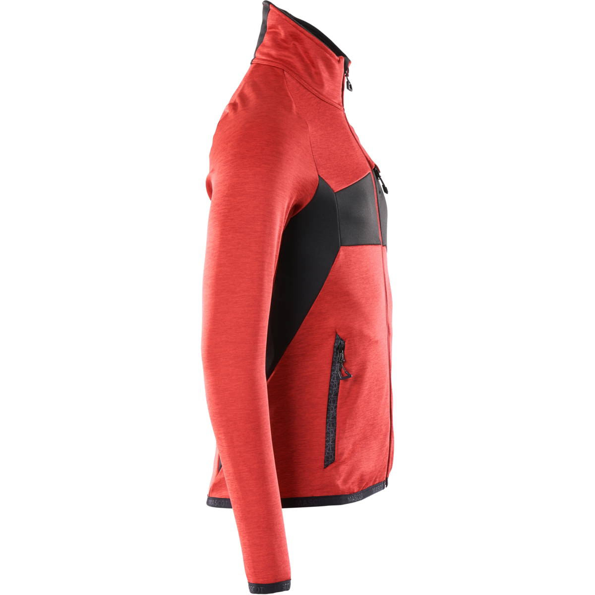 Fleece jumper with zipper