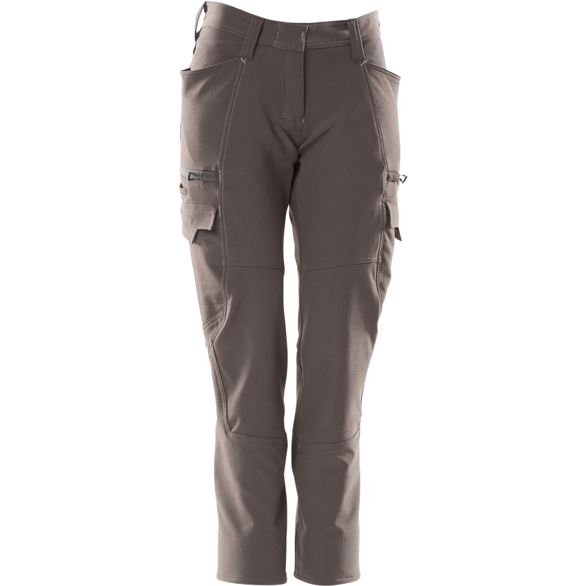 Trousers with thigh pockets