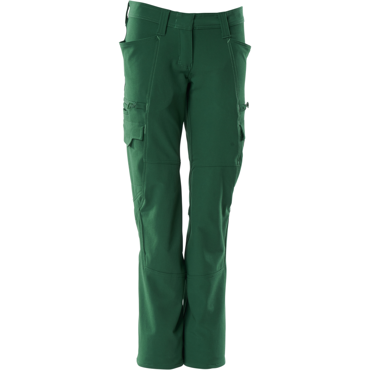 Trousers with thigh pockets