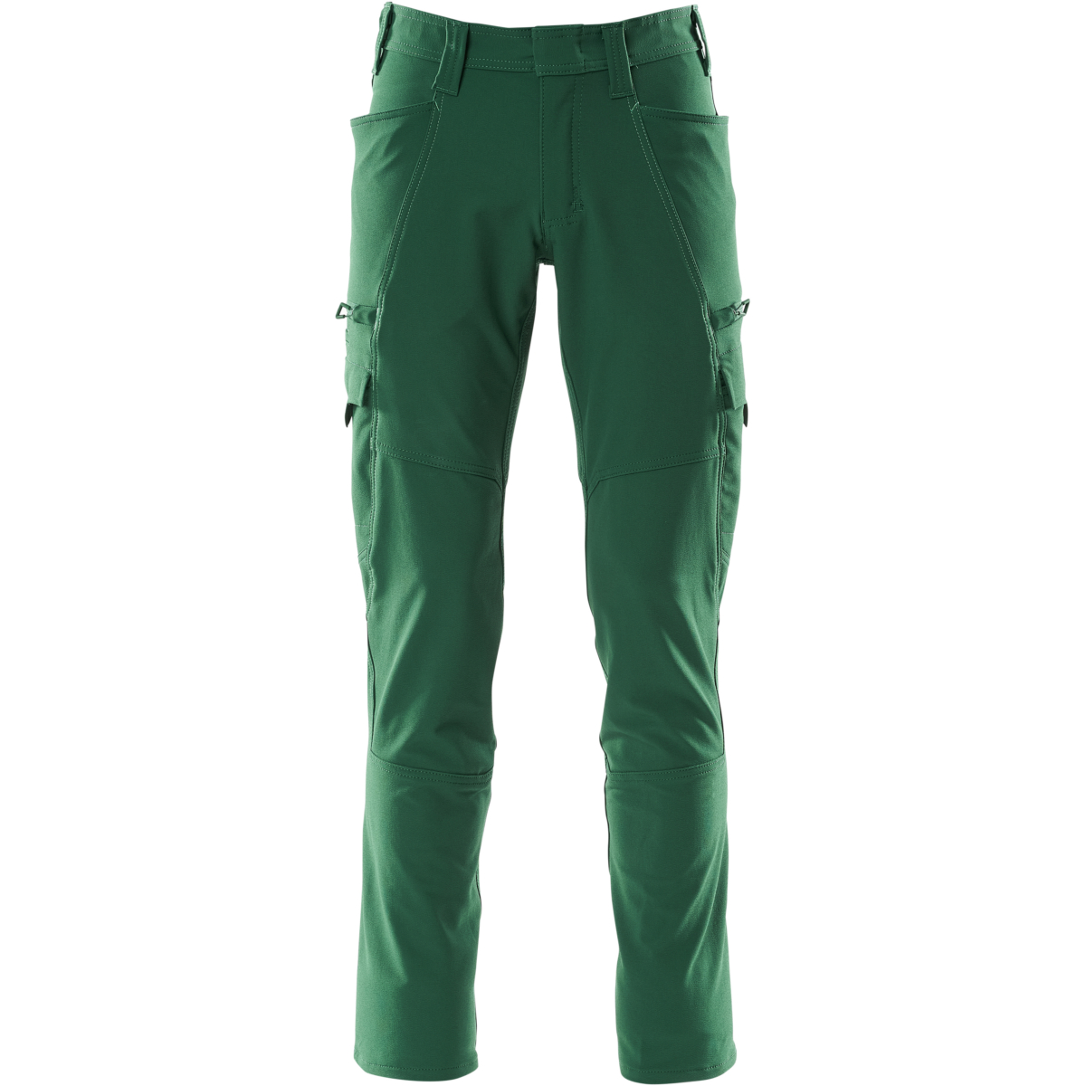 Trousers with thigh pockets