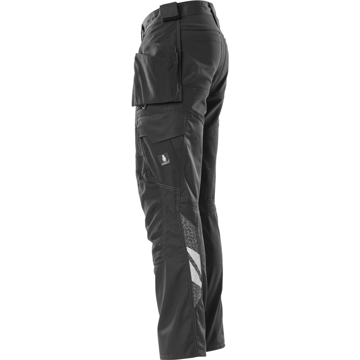 Trousers with holster pockets