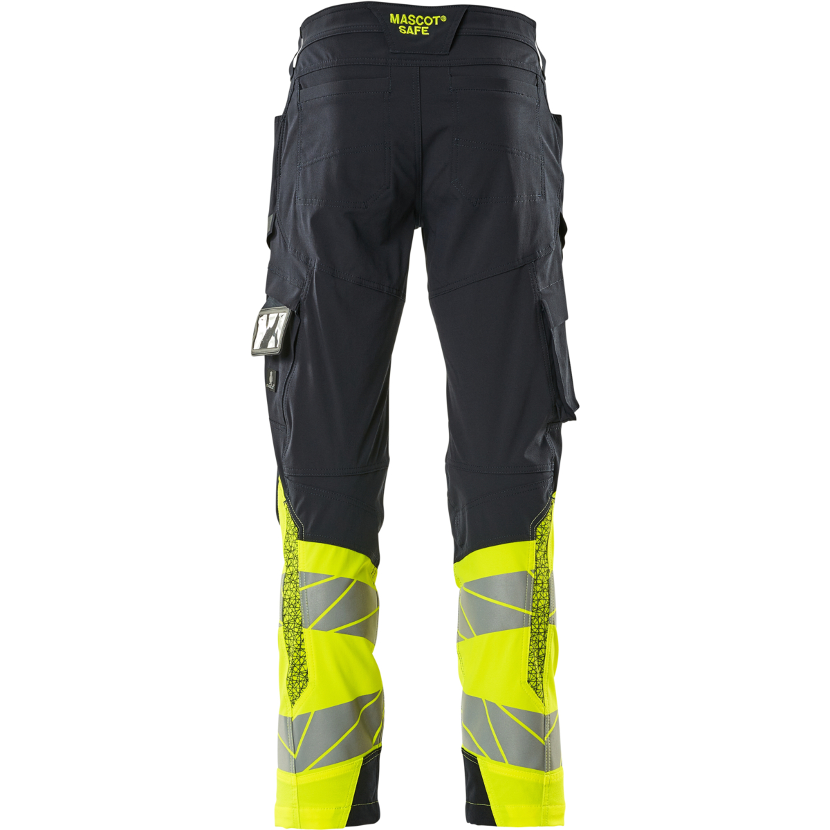 Trousers with thigh pockets