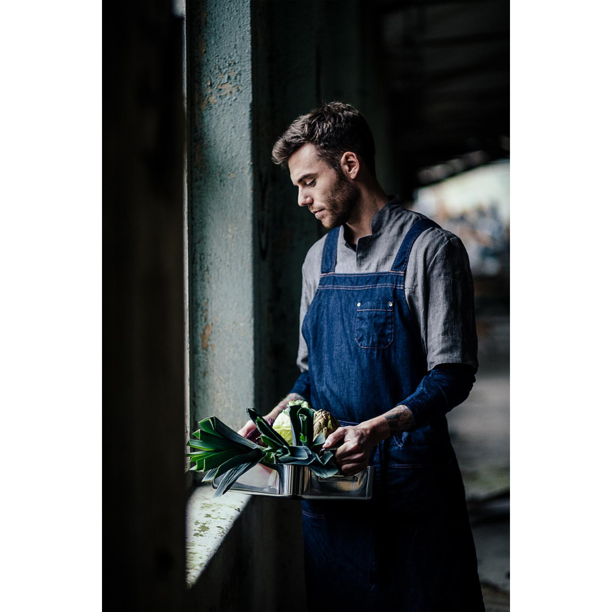Bib apron