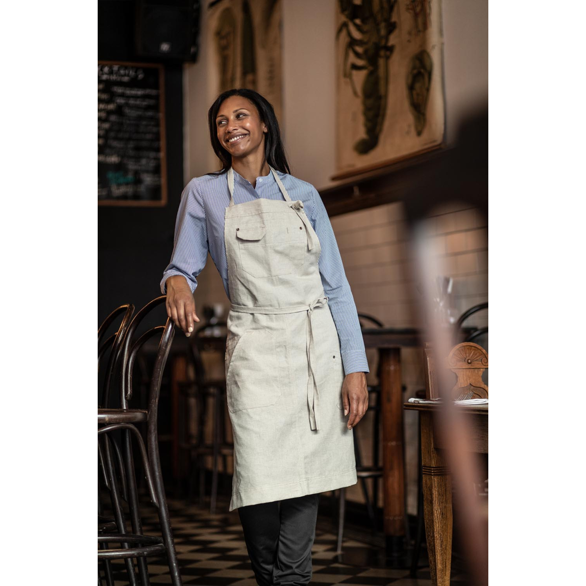 Bib apron