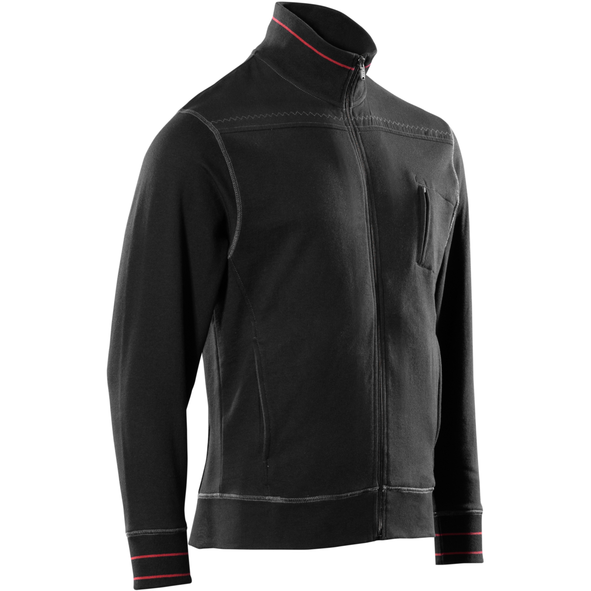 Sweatshirt with zipper