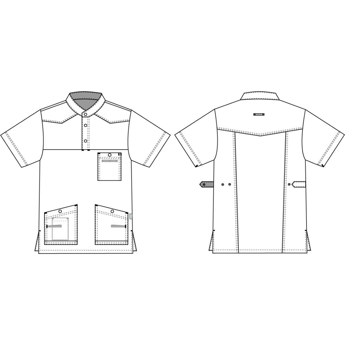 Unisex smock, Flair