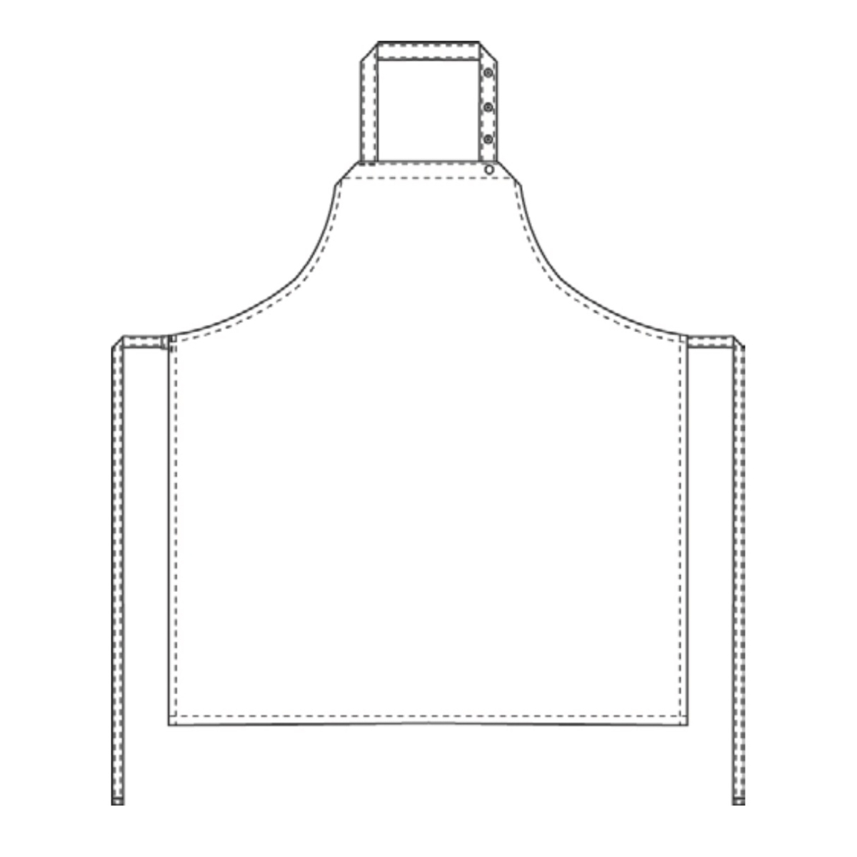 Apron without pocket, All-over