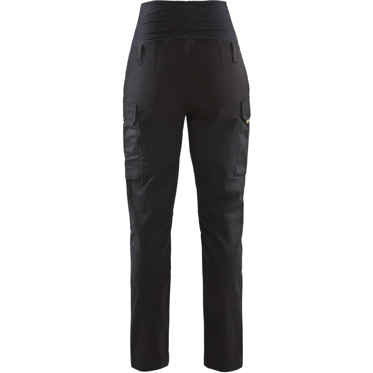Maternity service trousers with stretch