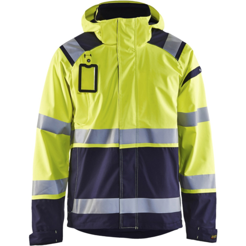 High vis shell jacket